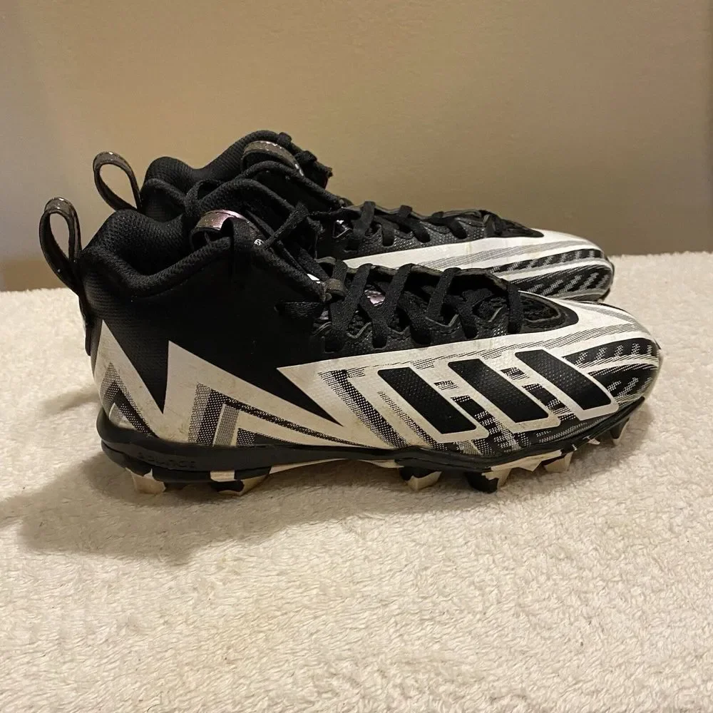 Adidas Freak Spark‎ Football Cleats Shoes Mens 4 White/Black Molded YYA606001